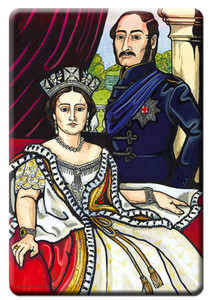 Flexible Rectangular Magnet - Victorian - Victoria and Albert Flexible Rectangular Magnet - Victorian - Victoria and Albert