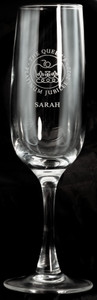 Champagne Flute Glass - New Custom Design