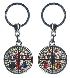 Round Chrome Lensed Keyrings - New Custom Design Round Chrome Lensed Keyrings - New Custom Design