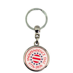 Double-sided Keyrings - American Revolution - Independence Day - 1776 to 2026 Side Double-sided Keyrings - American Revolution - Independence Day - 1776 to 2026 Side