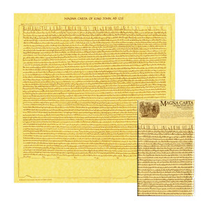 Magna Carta Reproduction Wallchart Rolled