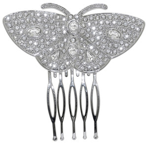 Crystal Butterfly Hair Accessory