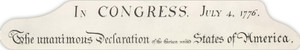 Adhesive Stickers - American Revolution - Declaration of Independence Adhesive Stickers - American Revolution - Declaration of Independence