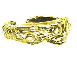Children's Gold Plated Ring - Viking - Dragon