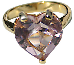 Rose heart gold plated ring Rose heart gold plated ring
