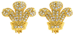 Prince of Wales clip earrings Prince of Wales clip earrings
