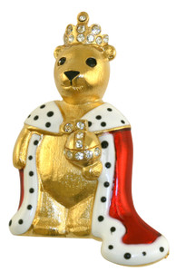 Queen Teddy Brooch Queen Teddy Brooch