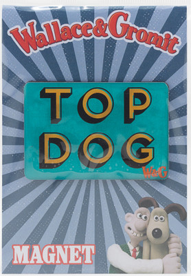 W&G - Crystal Lens Rectangular Magnet - Top Dog