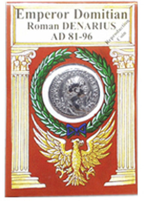 Domitian Denarius Coin - Packaged