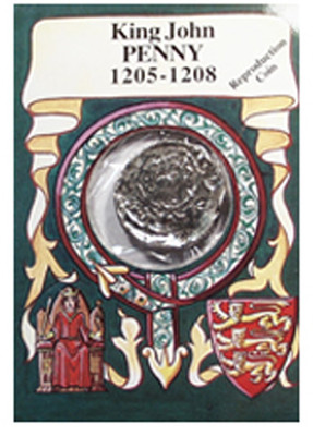 King John Penny Coin - Packaged