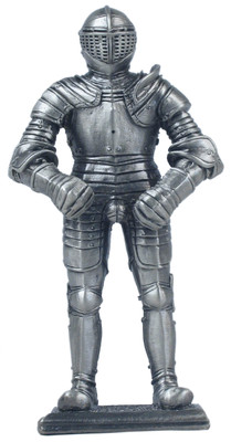 Solid Hand Cast Metal Knight - Henry  in  Armour