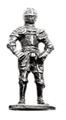 Pewter Figure - Tudor Henry VIII in Armour