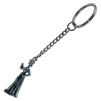 Pewter Keyrings - Victorian Lady