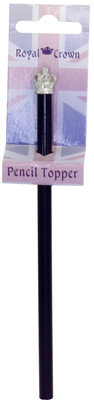 Pencil Pals - Coronation Collection -  Purple Pencil Silver Crown