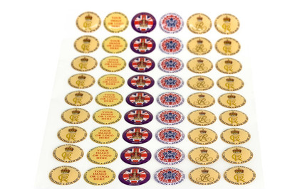25mm Domed HD Stickers - Sheet Of 72 - Repeat Custom Design