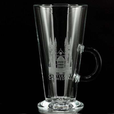 Latte Glass Engraved - New Custom Design