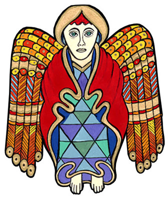 Cutout Magnets - Celtic - Celtic Angel