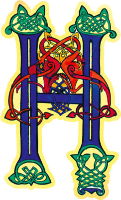 Cutout Magnets - Celtic - "H"