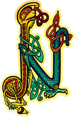 Cutout Magnets - Celtic - "N"