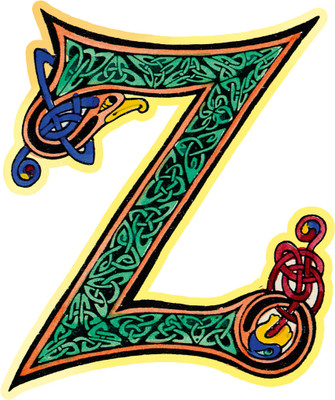 Cutout Magnets - Celtic - "Z"