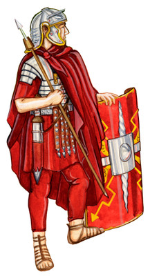 Cutout Magnets - Roman - Roman Soldier