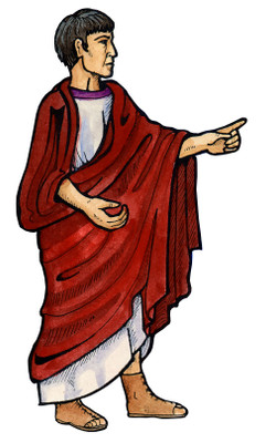 Cutout Magnets - Roman - Roman Man