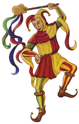 Cutout Magnets - Medieval - Jester