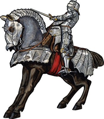 Cutout Magnets - Medieval - Gothic Knight