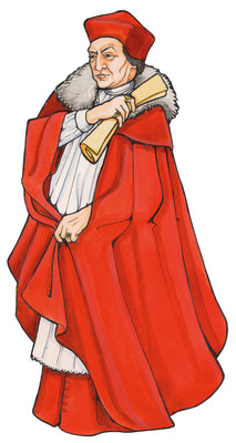 Cutout Magnets - Tudor - Cardinal Wolsey