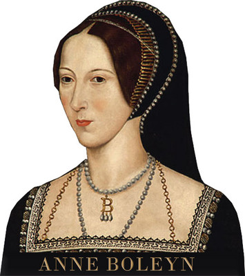 Cutout Magnets - Tudor - Anne Boleyn