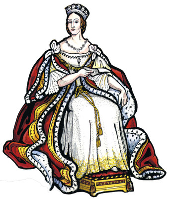 Cutout Magnets - Victorian - Victoria Coronation