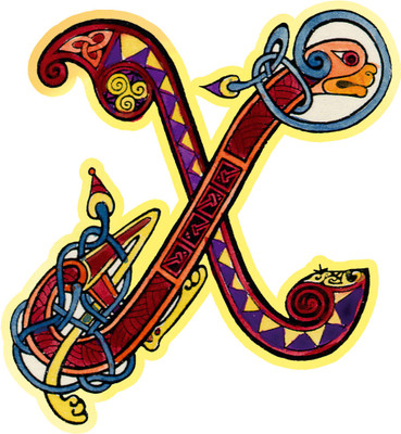 Cutout Badge Pins - Celtic - "X"