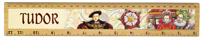 Wooden Ruler - Tudor