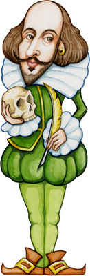 Cutout Magnets - Shakespeare - Standing