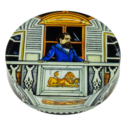 Heavyweight Paperweight - Victorian - Dickens on Balcony