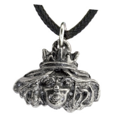 Pewter Pendant - Medieval Princess