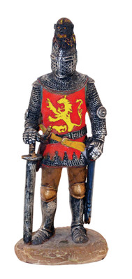 Resin Knight - Medieval Tournament  Knight with Crest