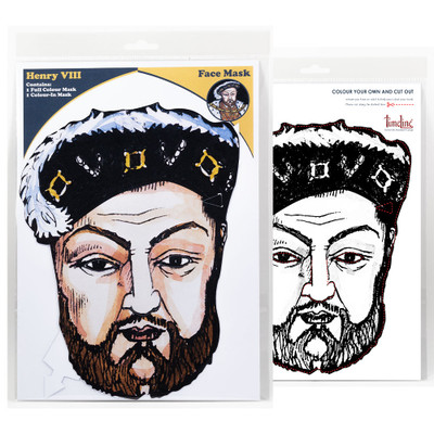 Multi-Purpose Packaged Face Mask - Henry VIII