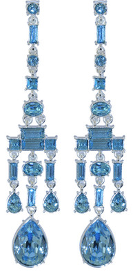 Chandelier Earring Aqua