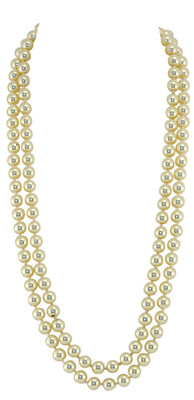 Large double 120cm in length 129 simulated pearls