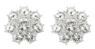 Queen Elizabeth II floret stud earrings