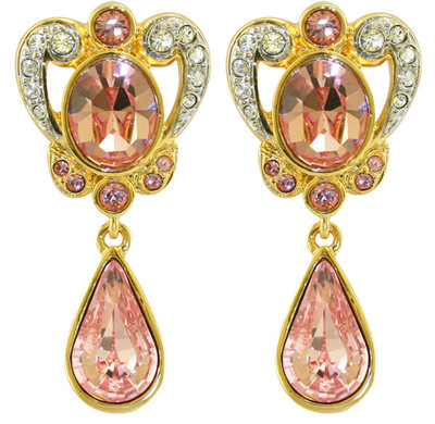 Princess Margaret Rose ornate earrings