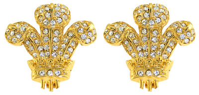 Prince of Wales clip earrings