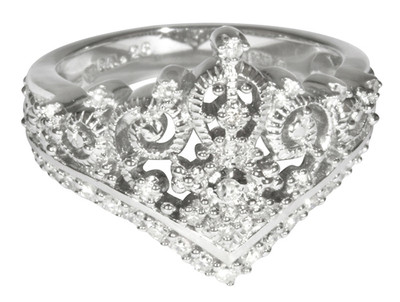 Tiara Ring No 2. Bohemian Crystals