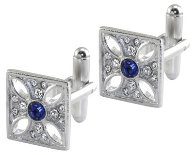 Imperial State Crown Cross cufflinks