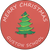 Christmas Tree Message - Crystal lens resin Sticker Christmas Tree Message - Crystal lens resin Sticker