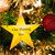 'Our shining star' memorial wooden star Christmas decoration