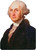 Adhesive Stickers - American Revolution - George Washington - Shaped