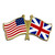 Wooden Badgepin - American Revolution