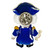 WigglyThingz®  George Washington Badge Pin back view
